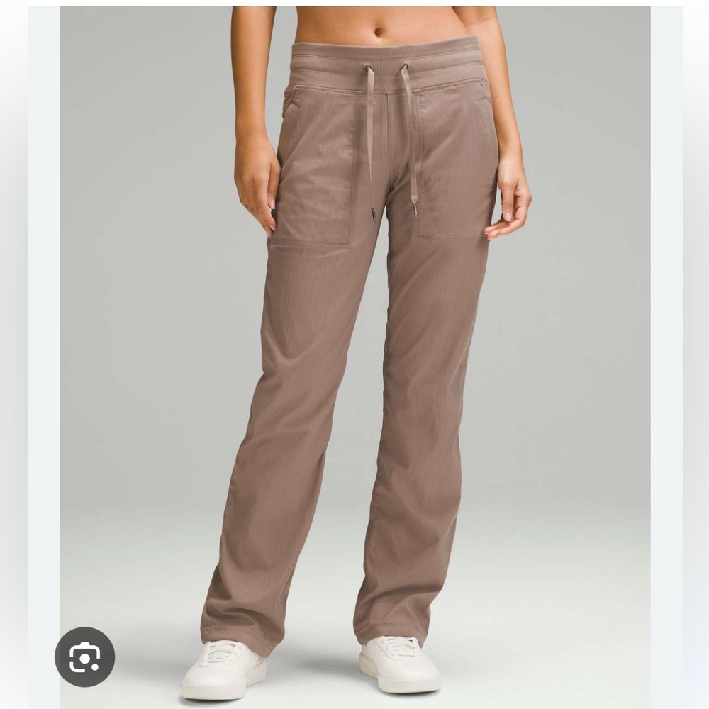 NWT lululemon Dance Studio Mid-Rise Pant *Regular, Taupetastic, Size 4